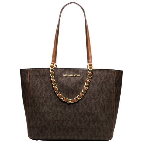 michael kors zasche harper brown|brown handbags michael kors.